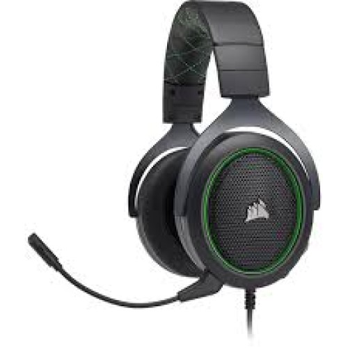 Corsair Headphone Gaming HS50 Green