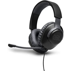 JBL Quantum 100 - Wired Over-Ear Gaming Headphones - Black