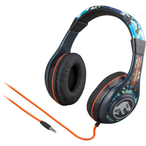 eKids - Jurassic World Wired Over-the-Ear Headphones - Black