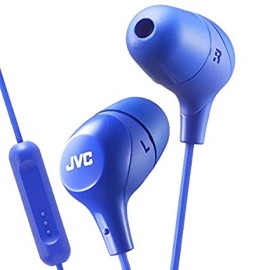 Marshmallow Inner-Ear Headphones With Microphone (Blue)