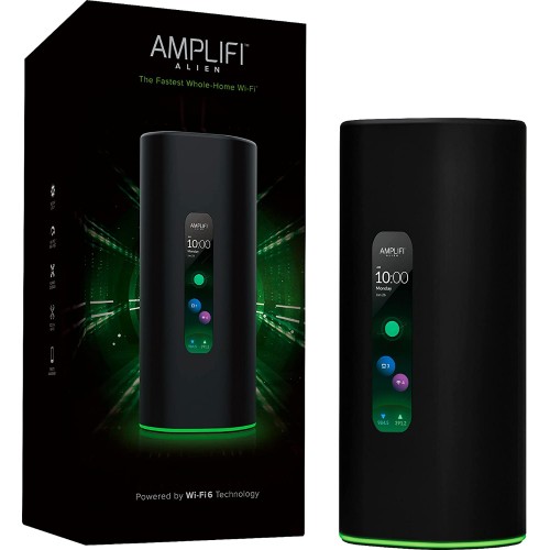 AmpliFi Ubiquiti Alien Tri-Band WiFi 6 Scalable Mesh System Router WiFi 6 AX Gaming Mesh Networking System