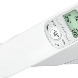 Corded Trimline Phone With Caller Id (White)