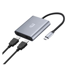 Adesso USB-C to Dual-HDMI Adapter