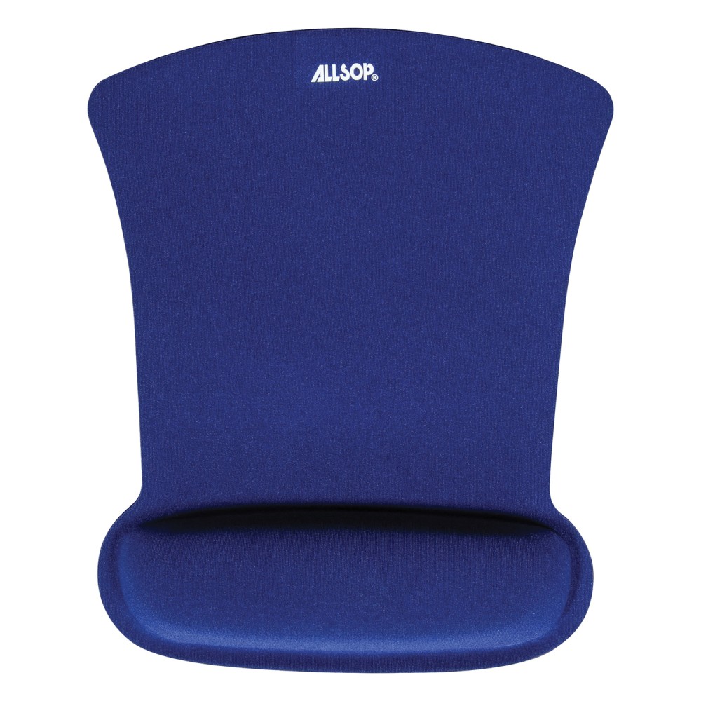 Allsop Ergoprene Gel Mouse Pad With Wrist Rest (Blue)