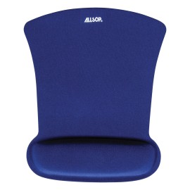 Allsop Ergoprene Gel Mouse Pad with Wrist Rest (Blue)