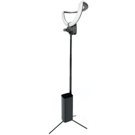 Bower Wireless Creator Collapsible 12-In. White and RGB Ring Light, Black