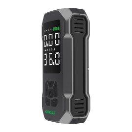 CAROSS Q15 Combo 150-PSI Portable Air Compressor and 7,500-mAh Portable Power Bank with Digital Display, LED Light, Adapter Nozzles, and Cloth Bag