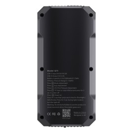 CAROSS Q15 Combo 150-PSI Portable Air Compressor and 7,500-mAh Portable Power Bank with Digital Display, LED Light, Adapter Nozzles, and Cloth Bag