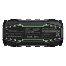 CAROSS T18 Plus Portable Car Jump Starter and USB Power Bank with 1,000-Amp Peak, Advanced Protection Jumper Clamps, LED Light, and QC Fast Charger