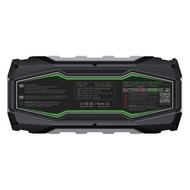 CAROSS T18 Pro Portable Car Jump Starter and USB Power Bank with 1,500-Amp Peak, Advanced Protection Jumper Clamps, LED Light, and QC Fast Charger