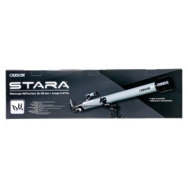 CARSON STARA SR-100 60-mm Aperture 45-mm to 675-mm Focal Length Refractor Telescope with 7-Piece Accessory Kit