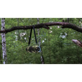 Dolphin Audio LX-60 Waterproof Portable Bluetooth Speaker with Accent Lights and FM Radio, Camouflage