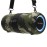 Dolphin Audio LX-60 Waterproof Portable Bluetooth Speaker with Accent Lights and FM Radio, Camouflage