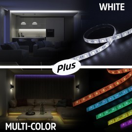 Energizer Smart Wi-Fi LED Light Strip, 16.4ft, Multi-Color and Single White, with App, Compatible with Alexa, Google Assistant and Siri, Customizable, Kitchen, Bedroom, Office, Monitor Backlighting