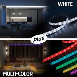 Energizer Smart Wi-Fi LED Light Strip, 16.4ft, Multi-Color and Single White, with App, Compatible with Alexa, Google Assistant and Siri, Customizable, Kitchen, Bedroom, Office, Monitor Backlighting
