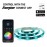 Energizer Connect Smart Wi-Fi Dimmable Bright White and Multicolor LED Light Strip, 6.56 Feet