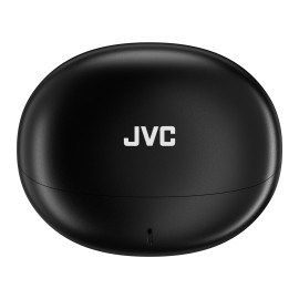 JVC TWS Bluetooth In-Ear Ultra-Compact Earbuds with Mic with Charging Case, up to 28 Hours Play Time, HA-D6T (Black)