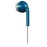 JVC Wired Retro In-Ear Earbuds with In-Line Mic/Remote and 3.5-mm Connector, HAF19M (Blue)