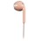 JVC Wired Retro In-Ear Earbuds with In-Line Mic/Remote and 3.5-mm Connector, HAF19M (Pink)