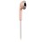 JVC Wired Retro In-Ear Earbuds with In-Line Mic/Remote and 3.5-mm Connector, HAF19M (Pink)