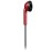 JVC Wired Retro In-Ear Earbuds with In-Line Mic/Remote and 3.5-mm Connector, HAF19M (Red)