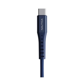 Nautica 4-Ft. 15-Watt USB-A to USB-C Cable, Urban CB200 (Navy)