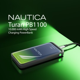 Nautica TURAN PB Dual-USB Hi-Speed Portable Power Bank, UCCPB0703 (10kmAh)