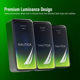 Nautica TURAN PB Dual-USB Hi-Speed Portable Power Bank, UCCPB0703 (10kmAh)