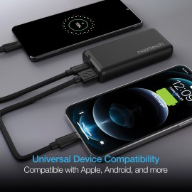 4,000 MAH DUAL OUTPUT USB-C® AND USB PORTABLE POWER BANK