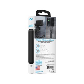 Naztech 4,000 mAh Dual Output USB-C and USB Portable Power Bank