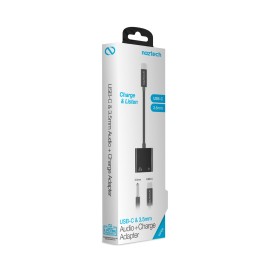 Naztech USB Type-C and 3.5mm Audio and Charge Adapter