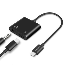 Naztech USB-C to 3.5 mm Audio Plus Charge Adapter