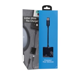 Naztech USB Type-C and 3.5mm Audio and Charge Adapter