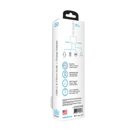 Naztech USB Type-C and 3.5mm Audio and Charge Adapter
