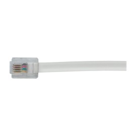 RCA White Phone Line Cord 15ft