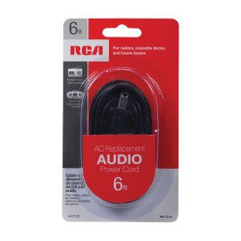 Rca Universal Replacement Power Cord, 6Ft