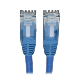 Tripp Lite by Eaton CAT-6 Gigabit Snagless Molded Solid UTP Ethernet Cable (15 Ft.; Blue)