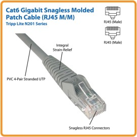 Tripp Lite Cat 6 Cable 7FT