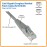 Tripp Lite by Eaton CAT-6 Gigabit Snagless Molded Stranded UTP Ethernet Cable (7 Ft.; Blue)
