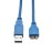 Tripp Lite by Eaton SuperSpeed USB 3.0 Cable, A Male/Micro B Male, 6 Ft., Blue, U326-006