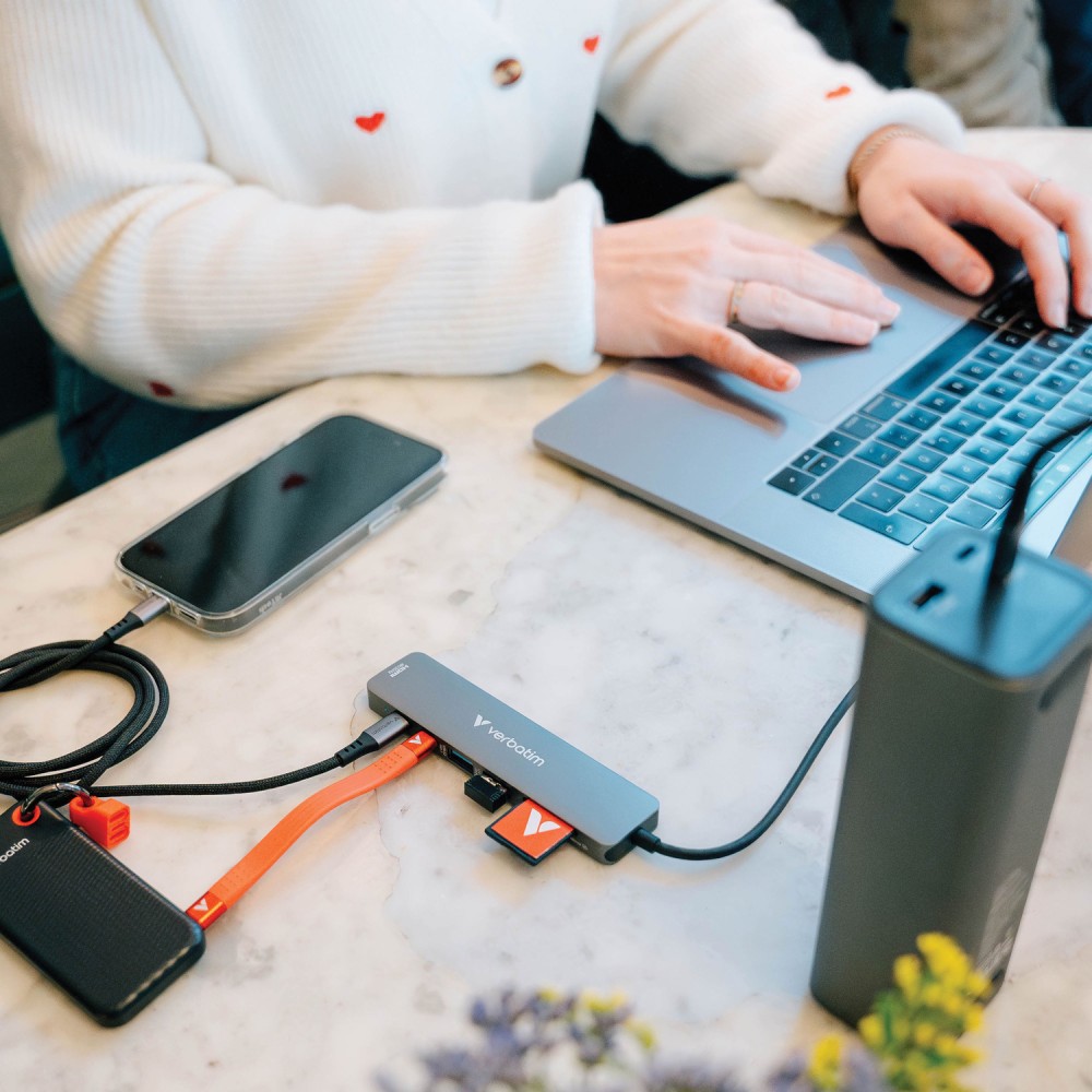 Verbatim® USB-C® Essentials 7-Port Hub, 32158
