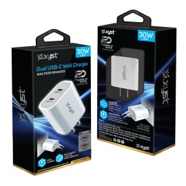 XYST 30-Watt Dual USB-C Wall Charger