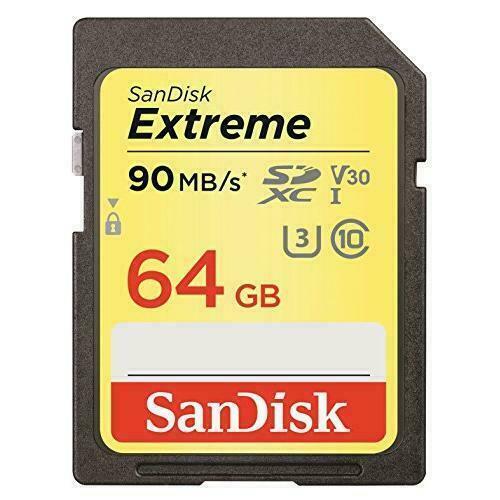 SanDisk Extreme 64gb SDHC SDXC UHS-I Card C10 U3