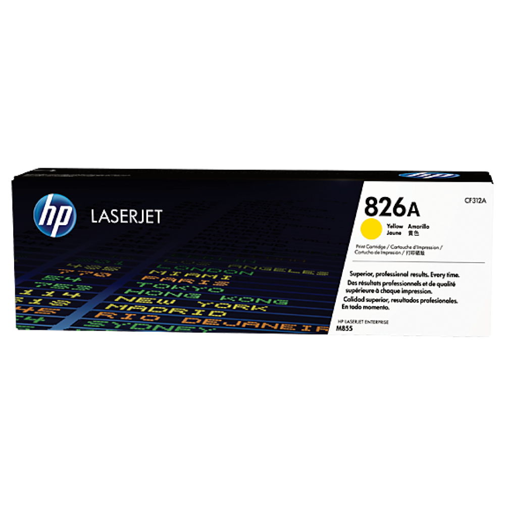 HP #826A  Yellow LaserJet  Toner Cartridge ( CF312A )