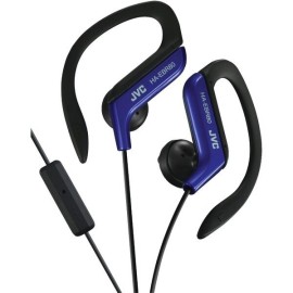 IN-EAR SPORTS HEADPHONES WITH MICROPHONE & REMOTE (BLUE)