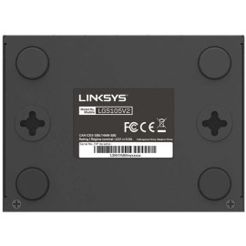 Linksys Business LGS105 - Switch - unmanaged - 5 x 10/100/1000 - desktop - AC 100/230 V