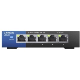 Linksys Business LGS105 - Switch - unmanaged - 5 x 10/100/1000 - desktop - AC 100/230 V