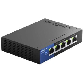Linksys Business LGS105 - Switch - unmanaged - 5 x 10/100/1000 - desktop - AC 100/230 V