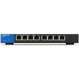 Linksys Smart LGS308 - Switch - managed - 8 x 10/100/1000 - desktop - AC 100/230V