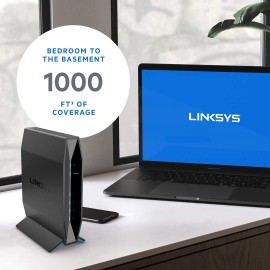 Linksys WiFi 5 Router, Dual-Band, 1,000 Sq. ft Coverage, 10+ Devices, Speeds up to (AC1200) 1.2Gbps - E5600